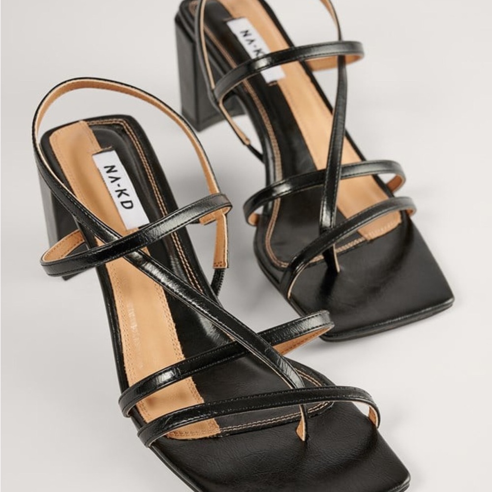NA-KD strappy heels